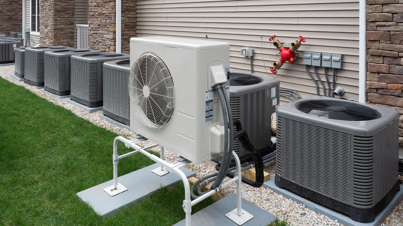 HVAC system installation yard in Westchester County NY